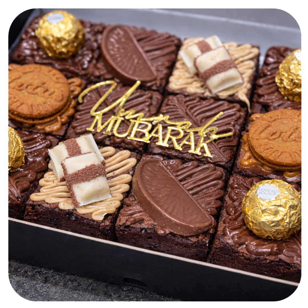 Eid Celebration Brownies - 6 brownies (Collection Only)